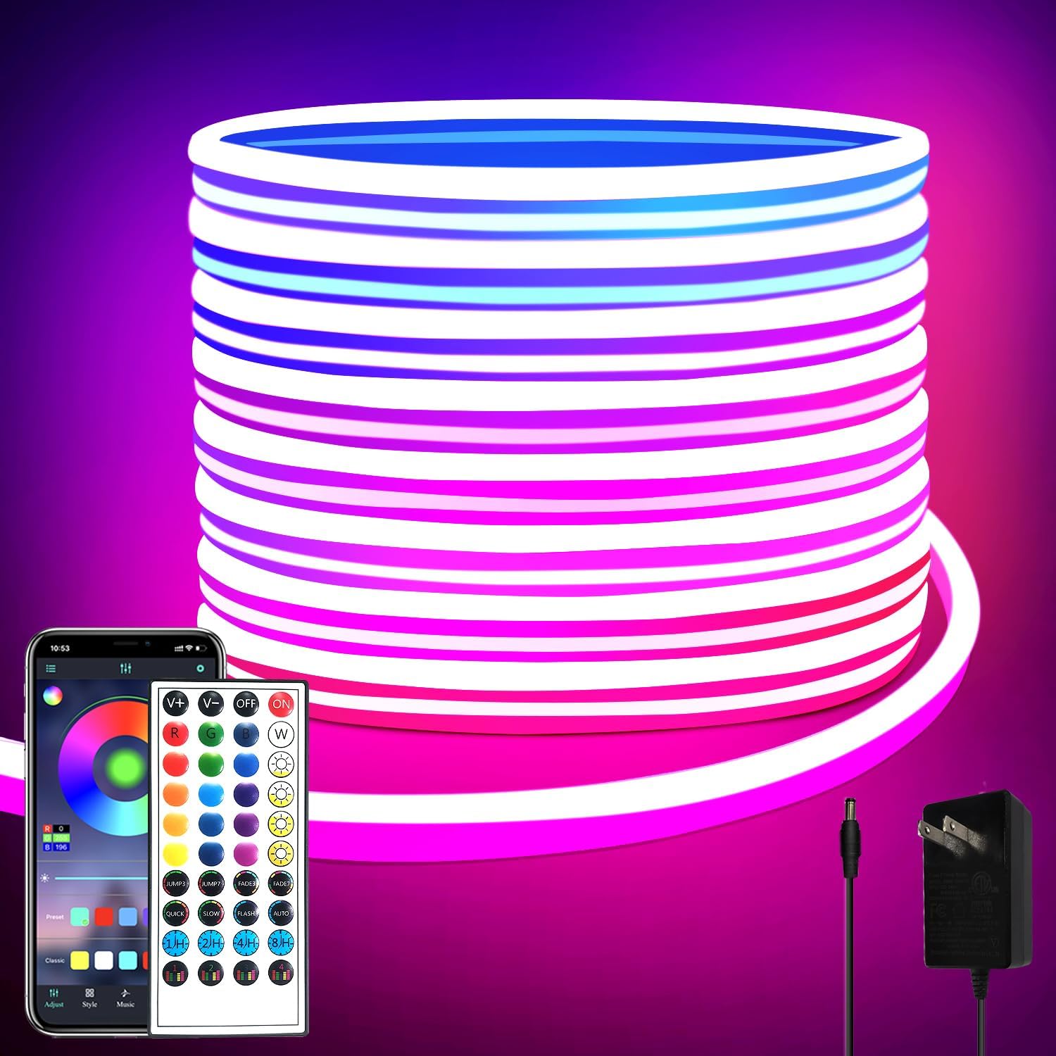 LED Neon Kanea a Wɔde Yɛ Adwuma